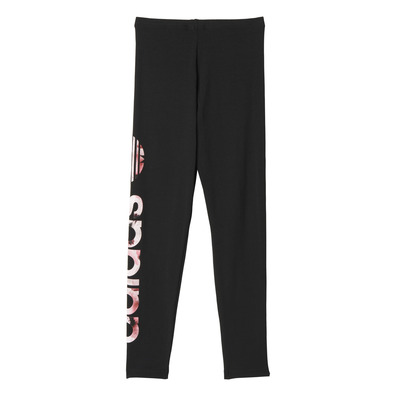 Adidas Originals Junior Leggings Logo Blume (negro)