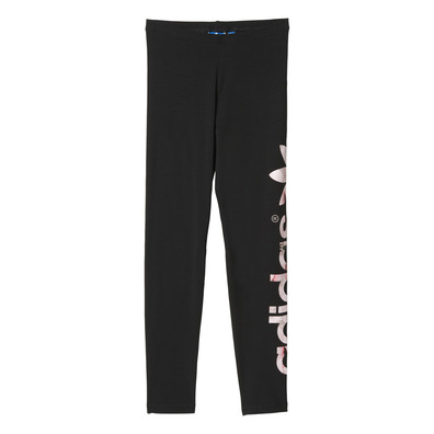 Adidas Originals Junior Leggings Logo Blume (negro)