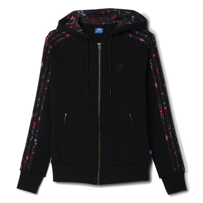 Adidas Originals Chaqueta Mujer Hooded Flock Flower (negro)