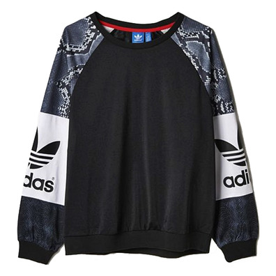 Original Adidas Sudadera Cuello Redondo "Black Snake" (schwarz/multicolor)