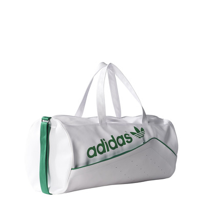 Adidas Originals Bolso Duffel Perforiert (blanco/verde)