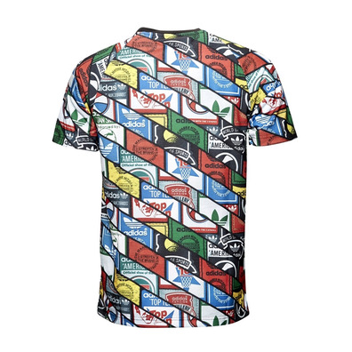 Adidas Originals Camiseta Tongue Labels Allover Print (multicolor)