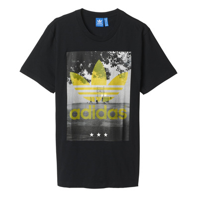 Adidas Originals Camiseta Court Trefoil (negro)