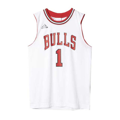 Set NBA Derrick Rose Bulls (weiß/rot)