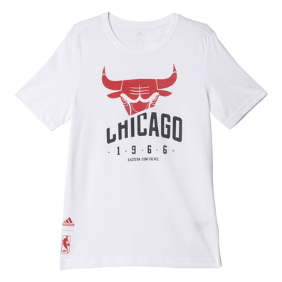 Adidas NBA Niño Camiseta Basics Bulls (weiß)