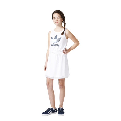 Original Adidas Junior Girls Kleid Tennis (weiß)