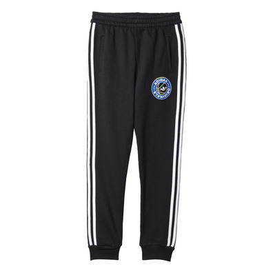 Original Adidas Junior Basketball Pant (schwarz/weiß/blau)