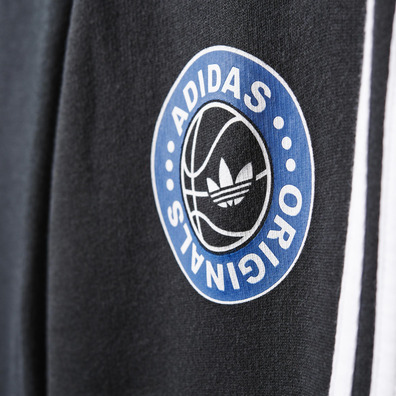 Original Adidas Junior Basketball Pant (schwarz/weiß/blau)