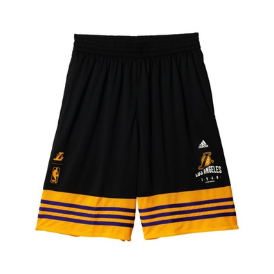 Adidas Basic Short L.A. Lakers (negro/amarillo)