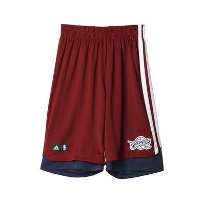 Adidas NBA Short Summer Run Cavaliers (burdeos/blanco)