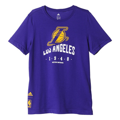 Adidas NBA Niño Camiseta Basics L.A Lakers (purpura)