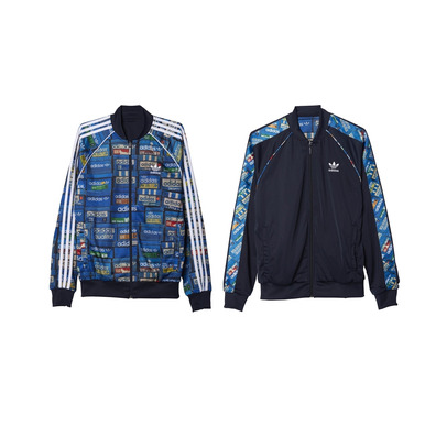 Adidas Originals Chaqueta Reversible Superstar Tarck Top Schuhe Box (multicolor)