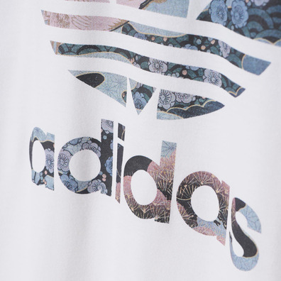 Adidas Originals Rita Ora Camiseta Freund "Kimono Print" (weiß/multicolor)