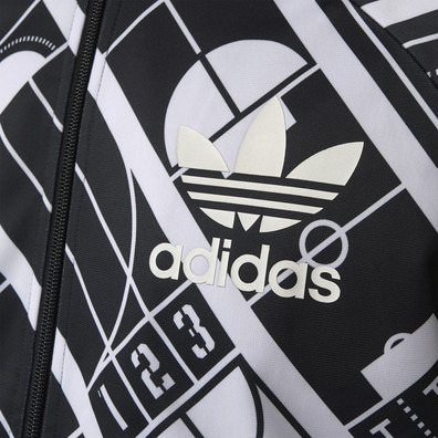 Adidas Originals Chaqueta Track Top Track Olympics (negro/blanco)