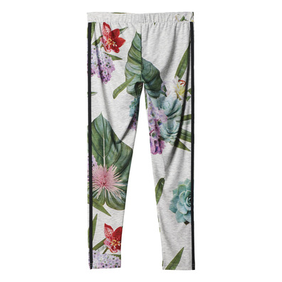 Adidas Originals Mujer Leggins Training Floral (gris/multicolor)