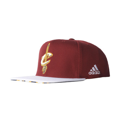 Adidas NBA Gorra Flat Cap Cavaliers (Burdeos/weiß/gelb)