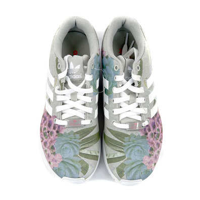 Adidas Originals Mujer ZX Flux " Bouquet" (gris/white/rose)