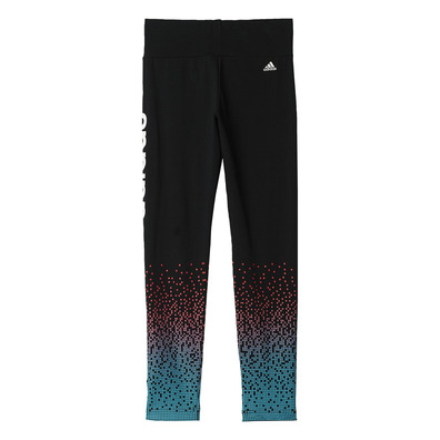 Adidas Junior G Mallas Schrank Fun Tight (schwarz/weiß/blau)