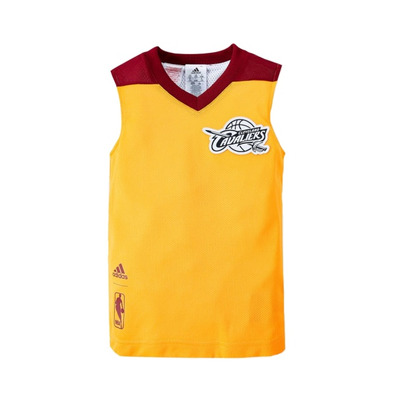 Adidas Tank Niñ@ NBA Summer Run Reversible Cavaliers (amarillo/burdeos/negro)