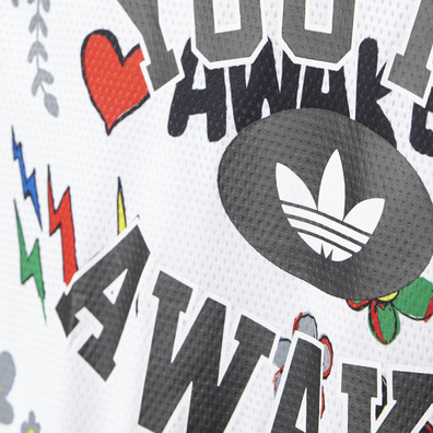 Adidas Originals Tank Top Künstler Doodle von Pharrell Williams (multicolor)