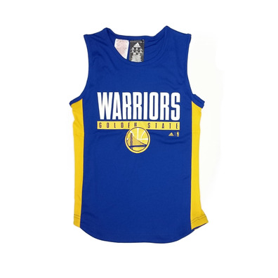 Adidas Tank Niño NBA Winter Hoops Warriors (blau/gelb/weiß)