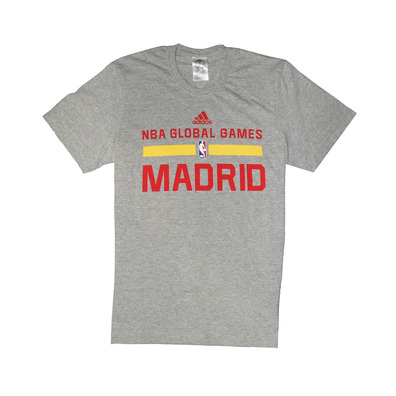 Adidas NBA Camiseta Spielzeit Matchup Real Madrid VS Boston Celtics (gris)