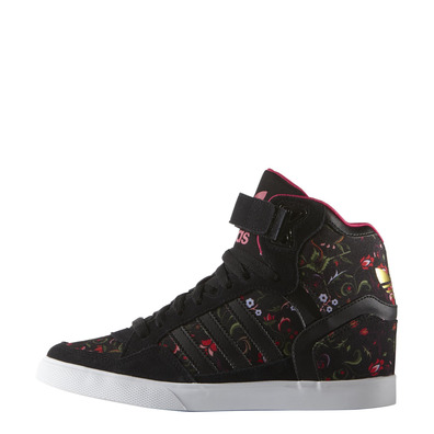 Adidas Originals Mujer Extaball Up W "Flower" (negro/rosa)