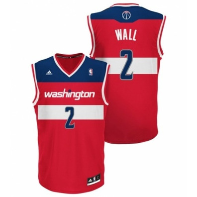 Adidas Jersey Replica John Wall Wizards (rot/marin/weiß)