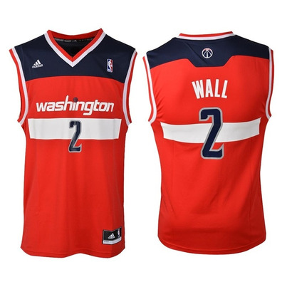 Adidas Jersey Replica John Wall Wizards (rot/marin/weiß)