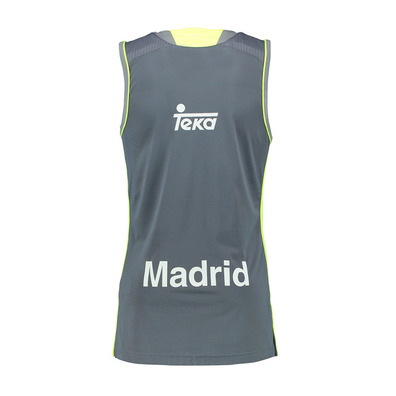 Camiseta Real Madrid Basket 2015/16 (gris/volt)