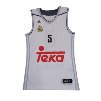 Camiseta Rudy #5# Real Madrid Basket 2015-2016 (blanco/gris)