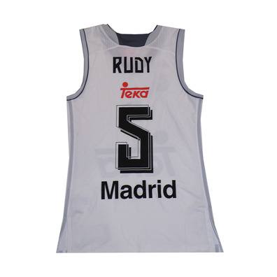 Camiseta Rudy #5# Real Madrid Basket 2015-2016 (blanco/gris)