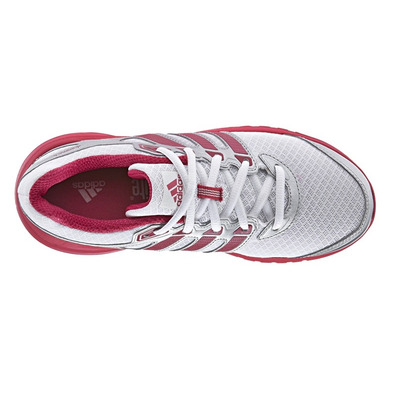 Adidas Duramo 6 K Girl (Blanco/Rosa/Plata)