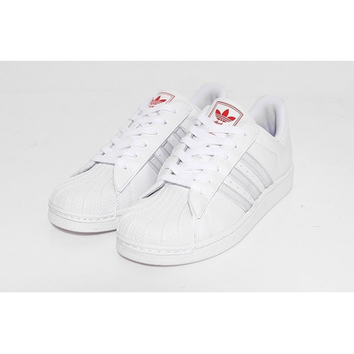 Adidas Superstar 2 IS K (32-35)(weiß/rot/multicolor)