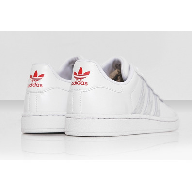 Adidas Superstar 2 IS K (36-40)(weiß/rot/multicolor)