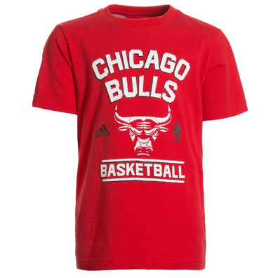 Adidas NBA Camiseta Niño Bulls washed 1 (rojo)