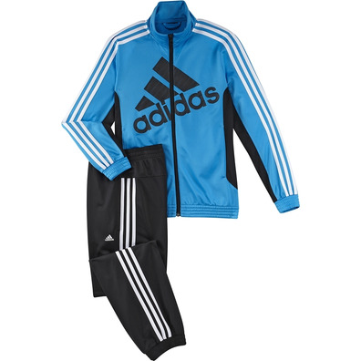 Adidas Chándal YB TS LOGO KN C (Azul/Negro)