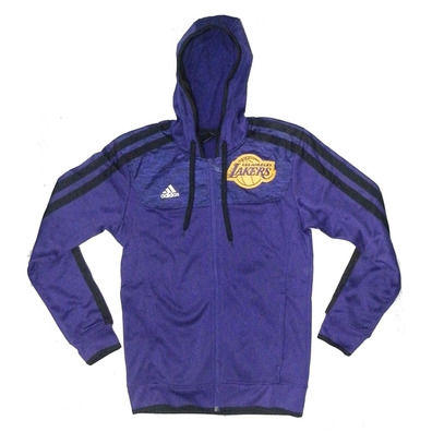 Adidas Angeles Lakers Jacke Zip (violett/schwarz/gelb)