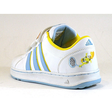 Adidas WB Tweety Tennis EU Niño (blanco/celeste)