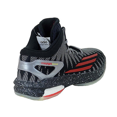 Adidas Crazy Light Boost Mid "Holliday" (negro/blanco/rojo)