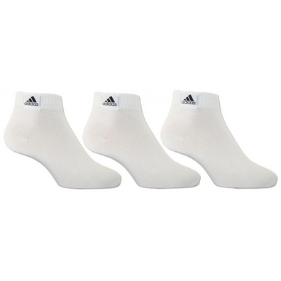 Socken Adidas Tobilleros T Lin 3 Pack (weiß)