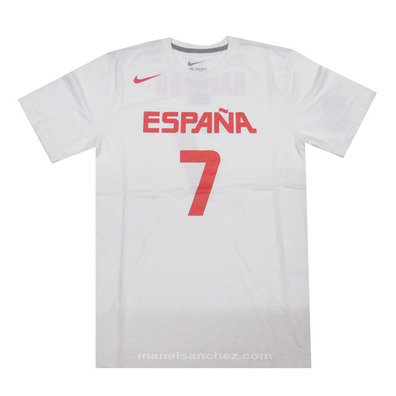 Camiseta Cubre Navarro #7# Spanien (101/blanco/rojo)