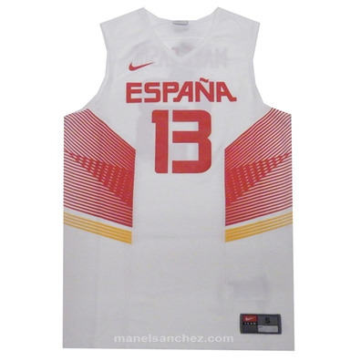 Marc Gasol #13# Spanien 2014 (102/weiß/rot)