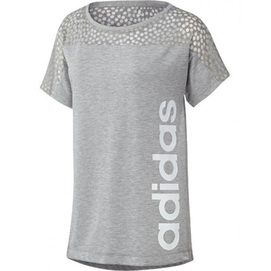 Adidas Camiseta Mujer Reload Image (gris/white)