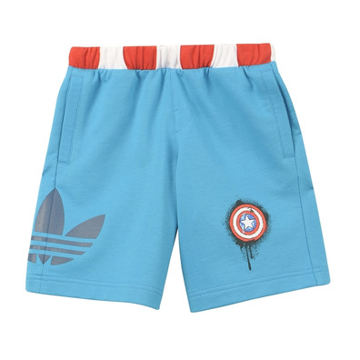 Adidas Original Capitan America Short Kids (blau/rot/weiß)