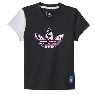 Adidas Camiseta Niña 101 Dalmatas Disney (schwarz/weiß)