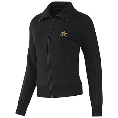 Adidas Original Chaqueta Firebird Fleece TT Mujer (negro)