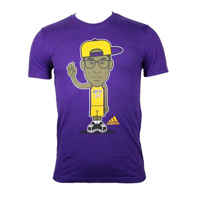 Adidas NBA Karikatur Kobe Tee Herren (violett)