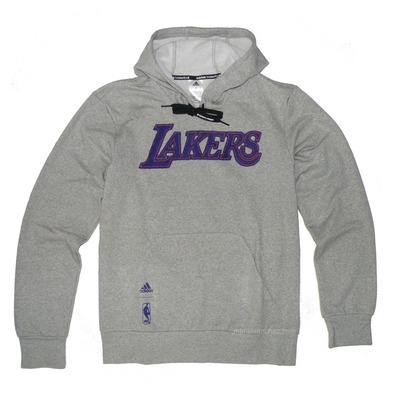 Adidas Sudadera NBA Lakers Washed Po Hooded (gris/pura)