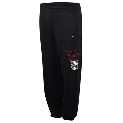 Adidas NBA Pantalón Niño Fan Winter Chicago Bulls (schwarz)